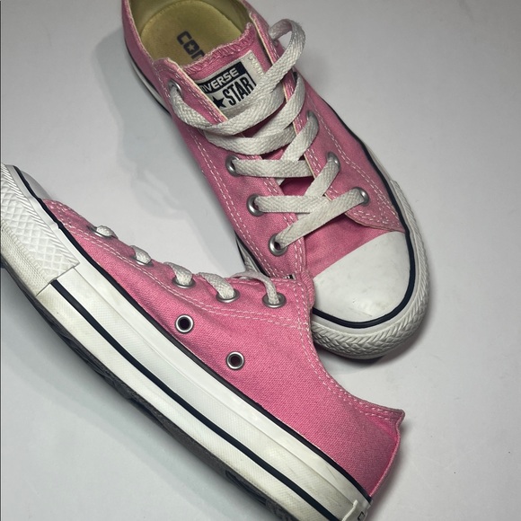 Converse Pink Canvas Sneakers - Picture 6 of 11